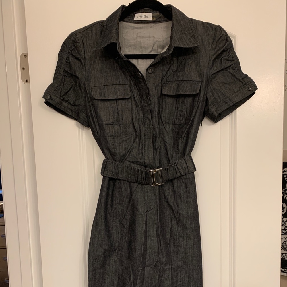 SOLD- Calvin Klein Jean Dress